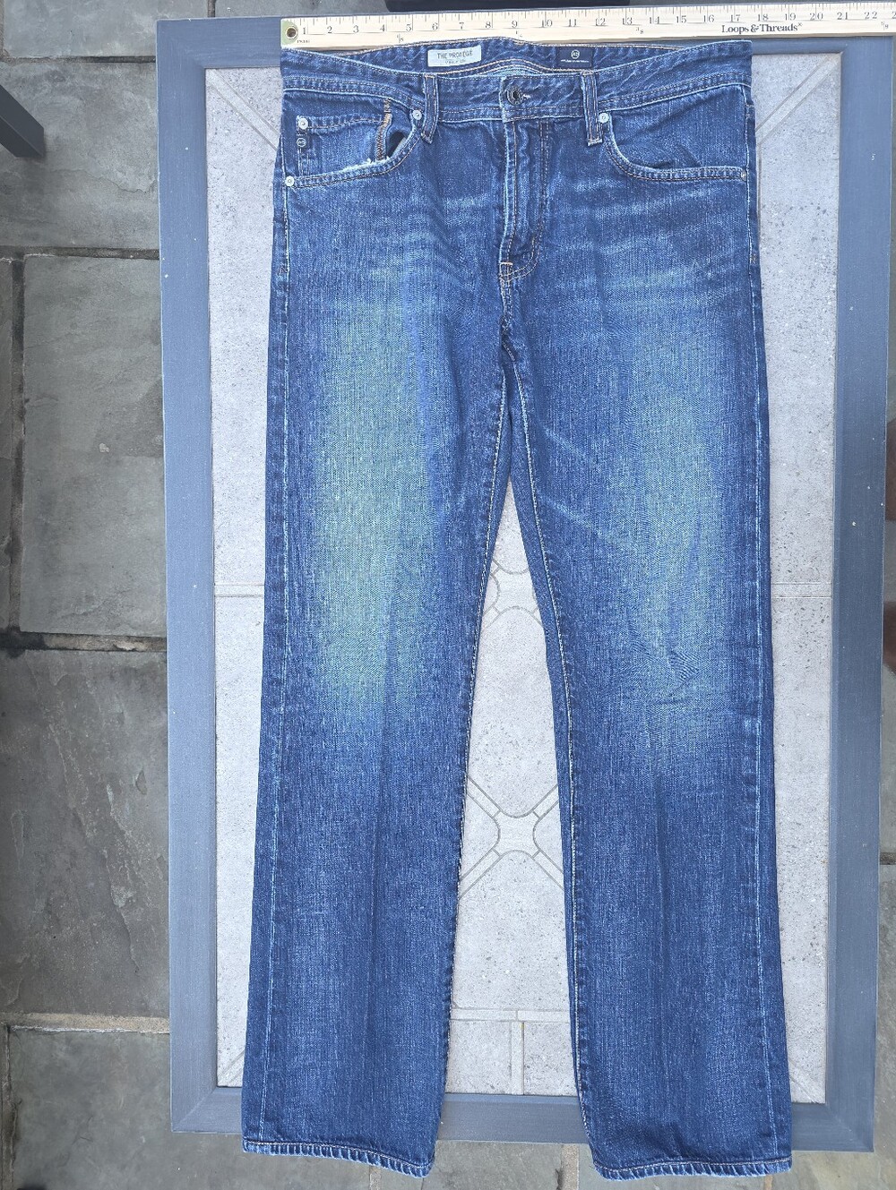 Joe's Jeans Straight-Leg Indigo Denim 34x34